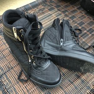 Built in heel booties